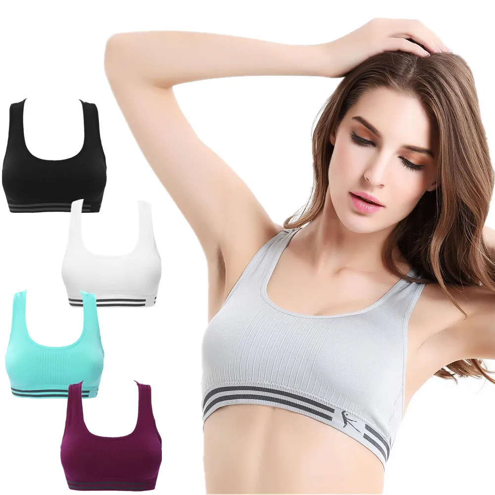 

Спортивный Бюстгальтер Для Йоги без следов, без косточек, женское Спортивное нижнее белье для фитнеса, бюстгальтер