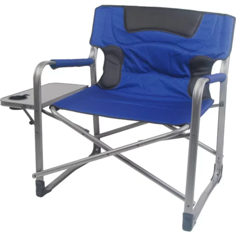 

Ozark Trail Camping Director Chair XXL, Blue, Adult outdoor chair fishing chair folding chair camping chairs