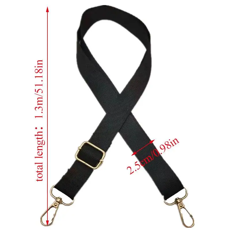 1pcs New 130cm Long Purse Handle Straps For Shoulder Bag Belts DIY Replacement Strap Nylon Woman Bag Straps Bag Accessories