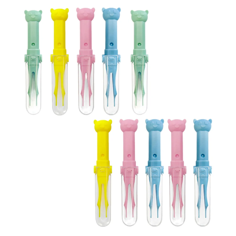

10pcs Baby Dig Booger Clips Infant Safety Ear Nose Navel Cleaning Forceps