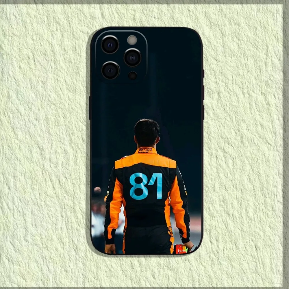 Racing 81 Oscar P-Piastri Phone Case For iPhone 16 15 14 13 12 11 Pro X XS Max XR Plus Mini Soft Black Cover