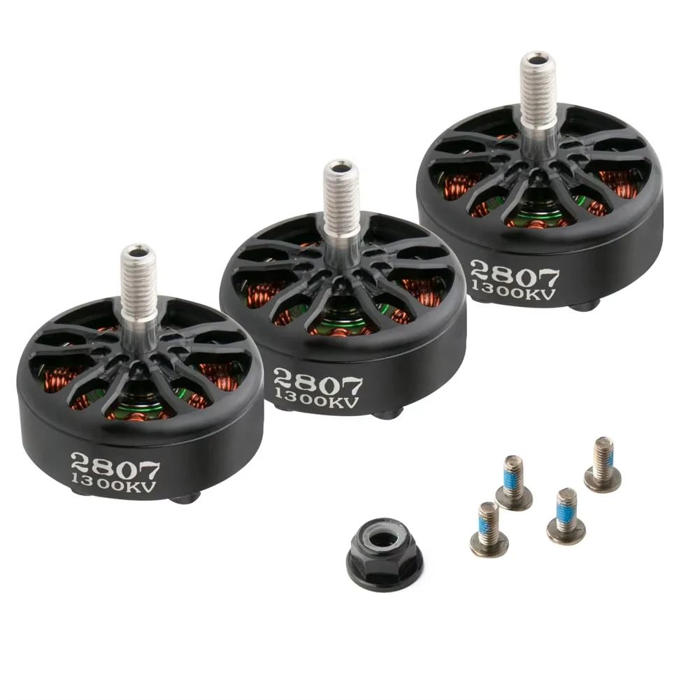 4 шт. FLASHHOBBY A2807 2807 1300KV 6S бесщеточный двигатель для FPV фристайл 7-дюймовые дроны