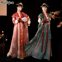 chinese style traditional daily hanfu tang suit ancient costume folk dance costume tang dynasty princess for stage performance