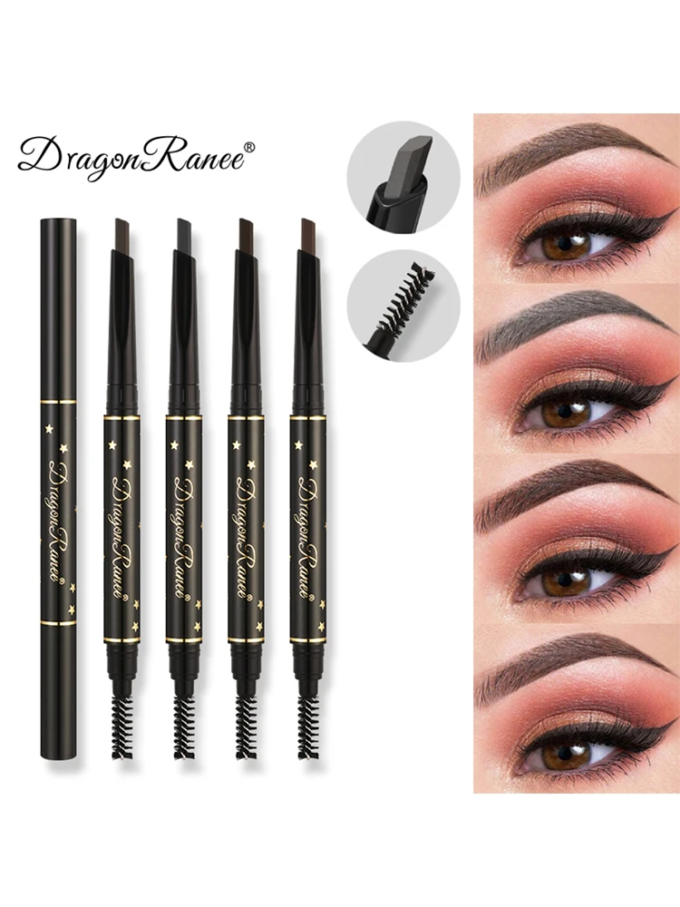 

Вращающийся карандаш для бровей с двумя головками, карандаш для бровей, натуральный долговечный водонепроницаемый и устойчивый к поту кара...