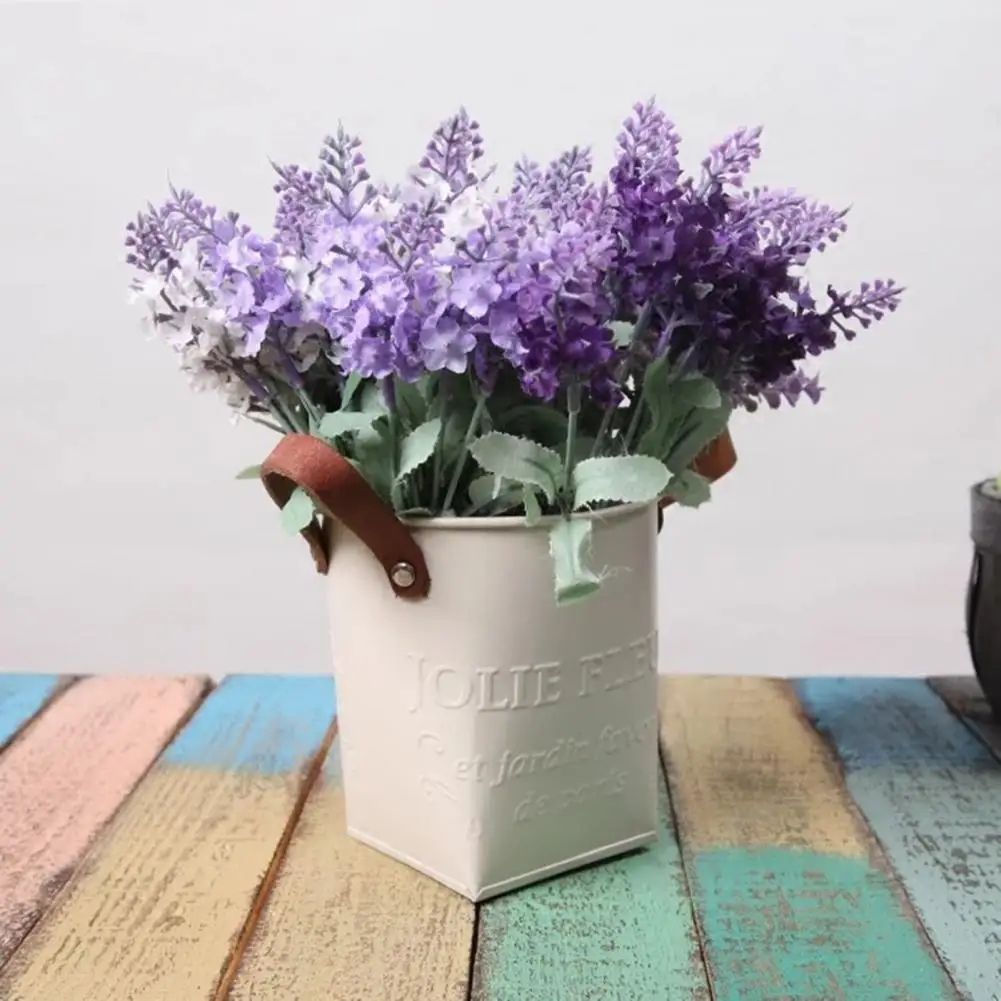 

Unique Plant Basket Sturdy Long Lasting Anti-Fall Retro Flower Holder Iron Flower Pot for Yard
