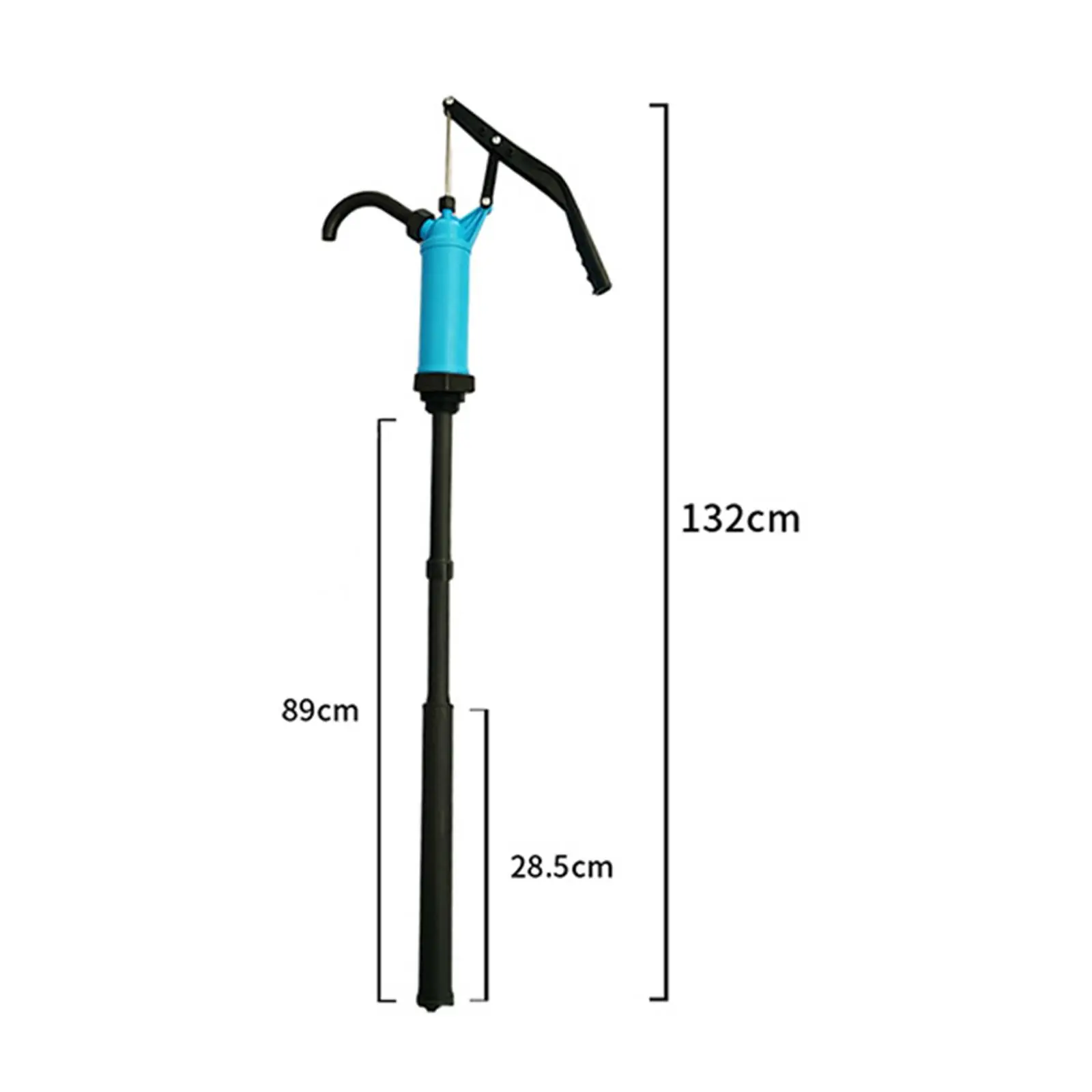 Ручной барабанный насос Бочка масляного барабана Съемный шланг в сборе Рычаг