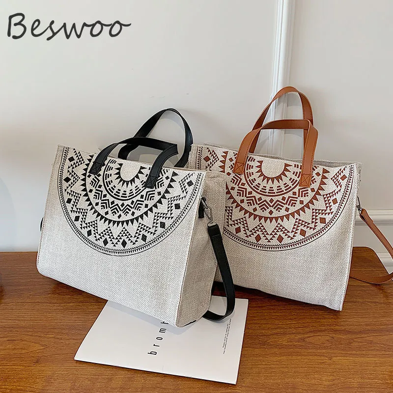 

Женская сумка 2022, вместительная Холщовая Сумка для покупок, миниатюрная дизайнерская сумка через плечо, простая повседневная сумка через п...