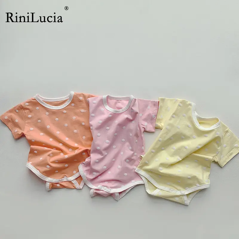 

RiniLucia 2023 Summer Baby Clothes Romper for Newborns Bodysuit Children's Clothing Girl Bodysuit Overalls Baby Girls Costume