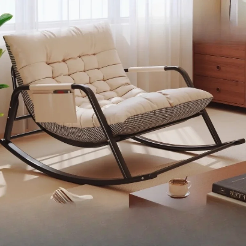 Современное кресло с откидной спинкой удобное из технической ткани