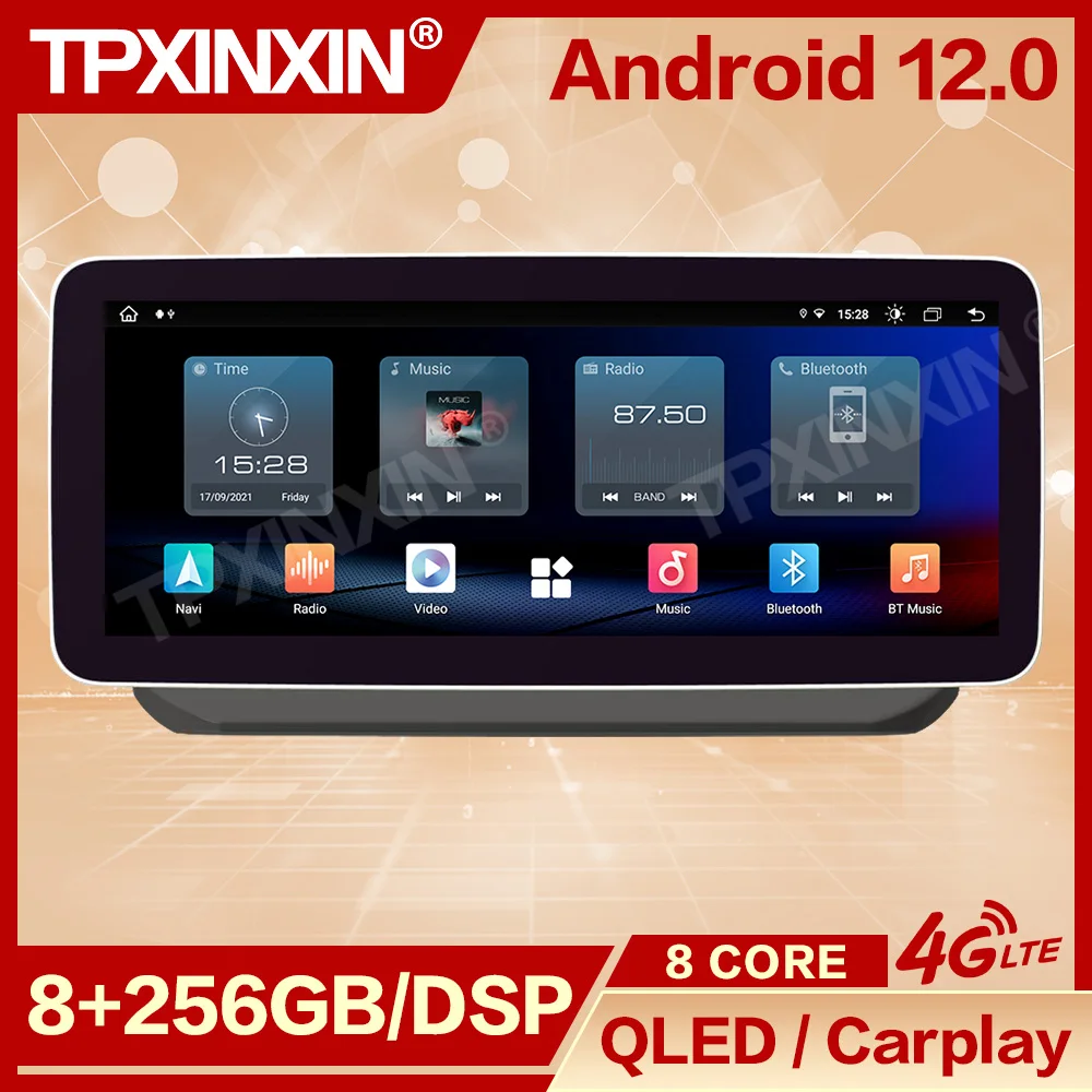 

12,3 дюймовое мультимедийное радио с Android-экраном для MITSUBISHI Xpander 2017-2021, GPS-навигация, умная автомобильная система, головное устройство