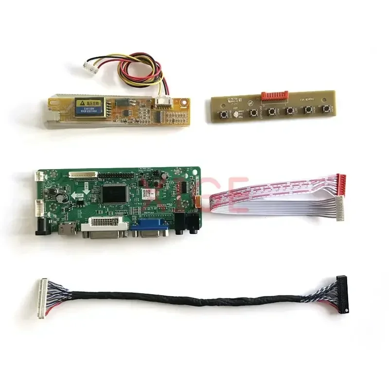 Для LP154WP1 N154C1 N154C2 N154C3 плата драйвера контроллера 1CCFL LVDS-30Pin DVI VGA ЖК-дисплей