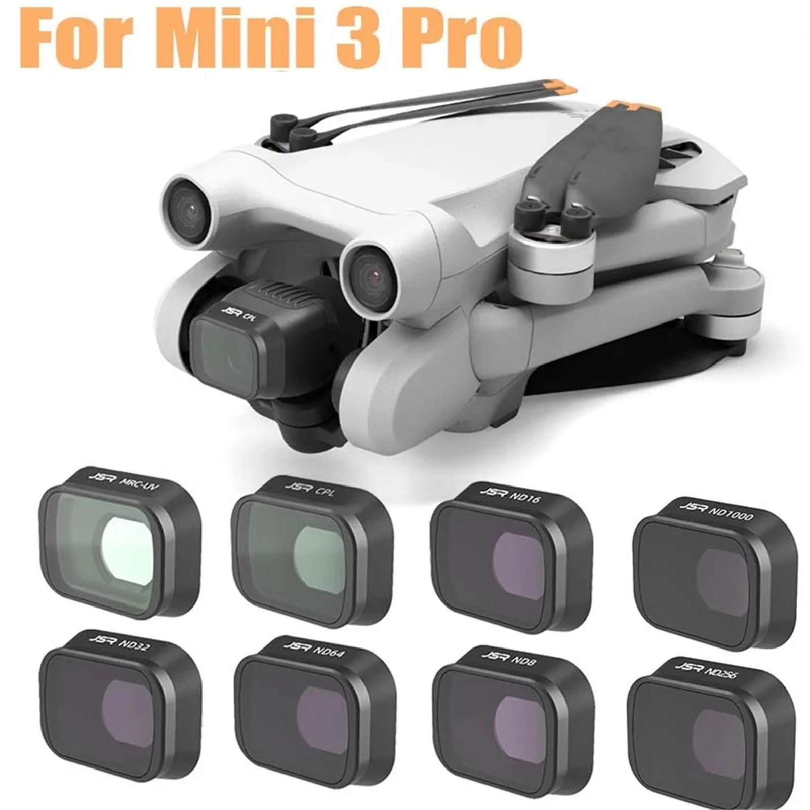 

For DJI Mini 3 Pro Professional Camera Lens Filter MCUV CPL ND8 ND16 ND32 ND64 ND256 ND/PL Filters Kit RC Drone Accessories