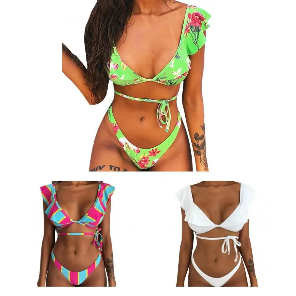 

Ruffles Summer Elegant Adjustable Bikini for Spa Women Swimsuit Ruffles Summer Elegant Adjustable Bikini for Spa