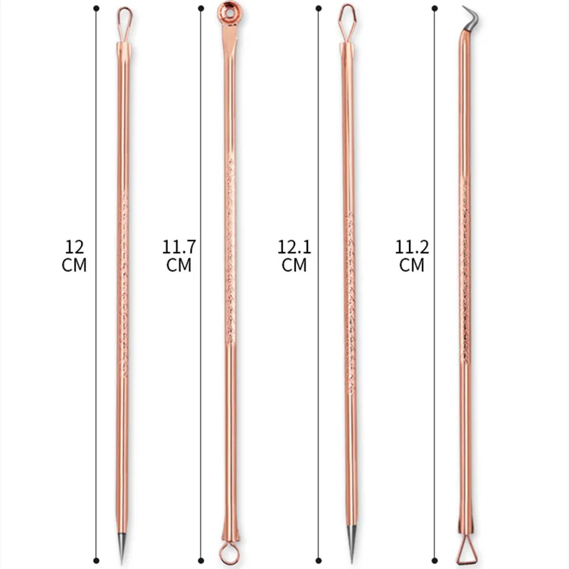 4 шт. иглы для удаления черных точек из нержавеющей стали |