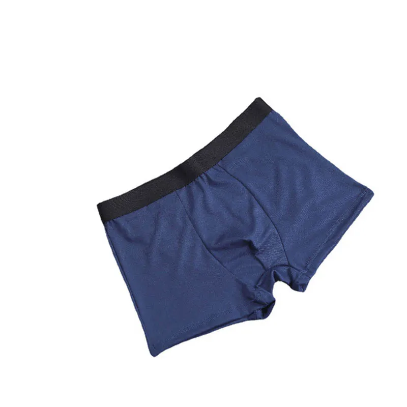 Underwear men's summer medium and large size breathable soft milk silk four-corner boxer pants mens boxers briefs |