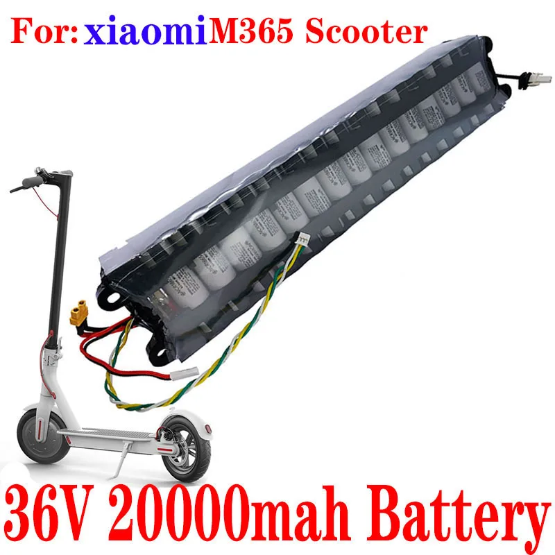 

Lithium Battery FOR Xiaomi Mijia M365 Electric Scooter, 18650, 10S, 3P, 36V, 20Ah, 42V, SC, Communication, Waterproof Packaging