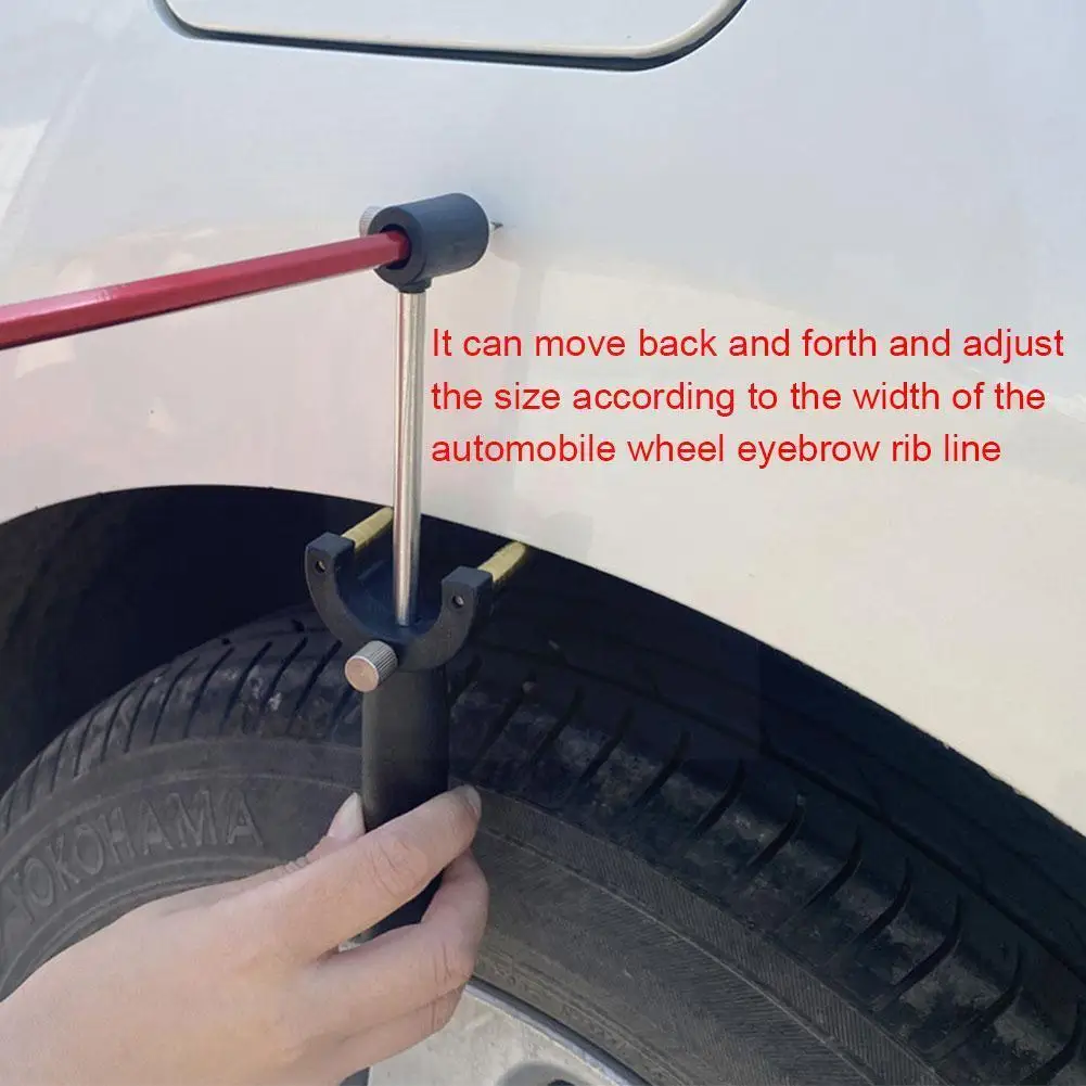 

Car Wheel Eyebrow Parallel Scriber Sheet Metal Dent Wheel Rib Drawing Repair Adjustable Scriber Parallel Tool Line Eyebrow M9S7