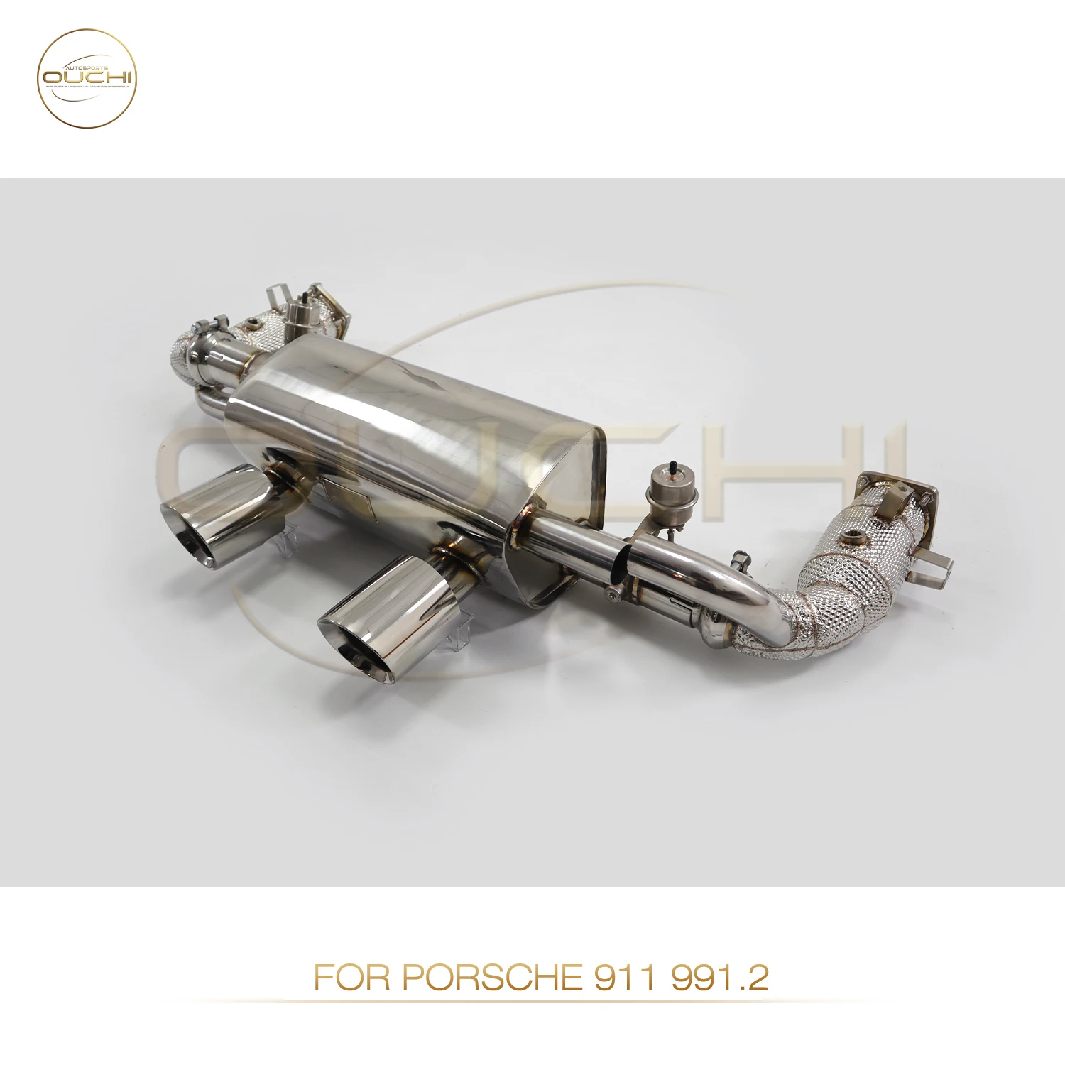 Выхлопная система OUCHI из нержавеющей стали для Porsche 911 Carrera GTS 991 2 3 0 T глушитель