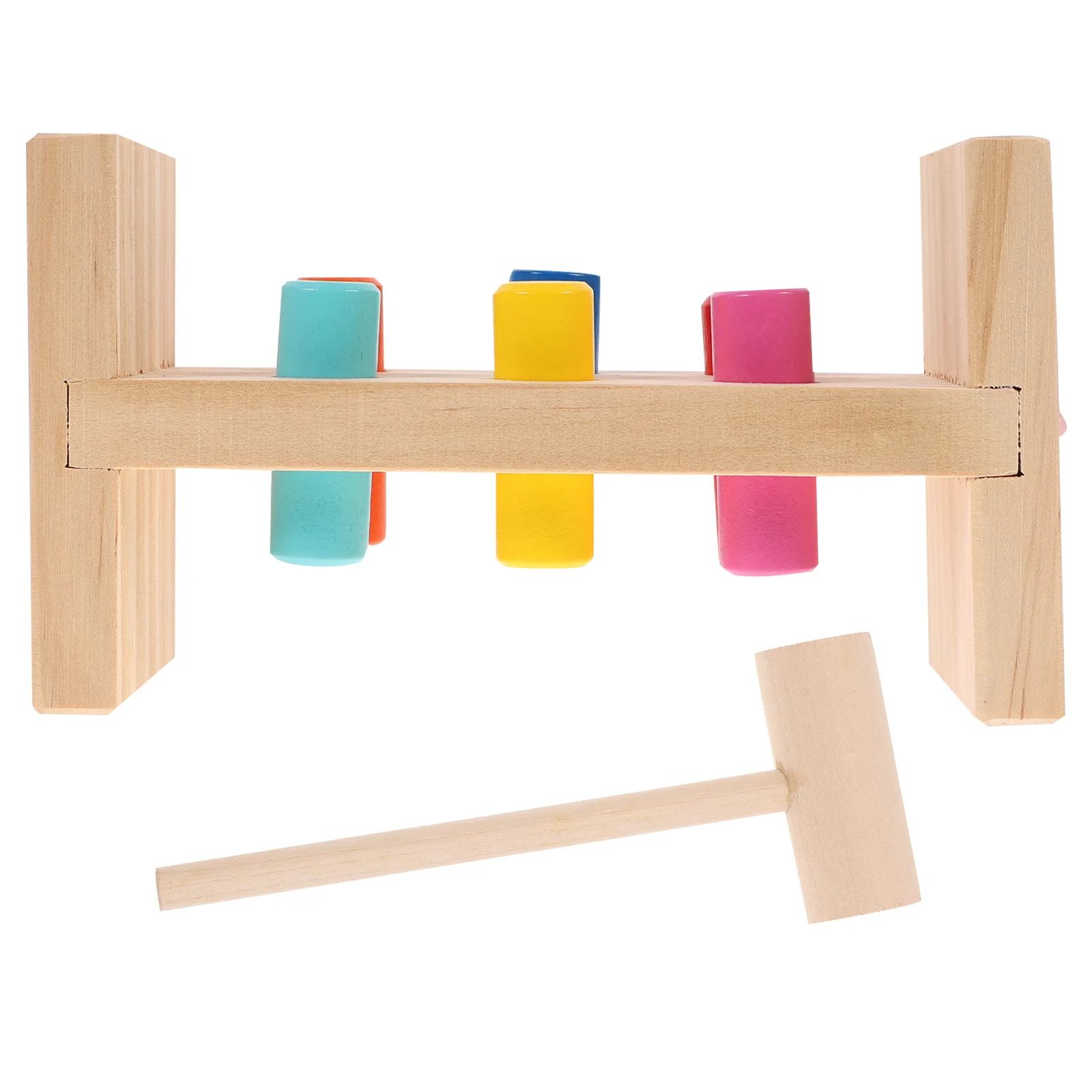 

Percussion Table Toy Toys Kids Baby Plaything Hammering Pounding Manual Wooden Children Gift Nail