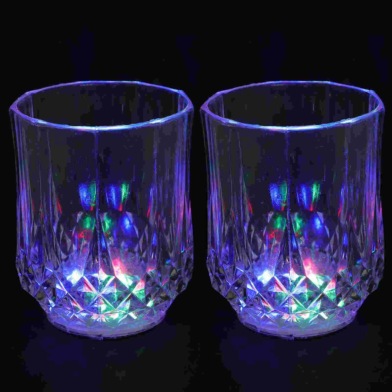

Glowing Pineapple Cup Beverage Simple Creative Water Cocktail Plastic Container LED Light Whiskey Glasses
