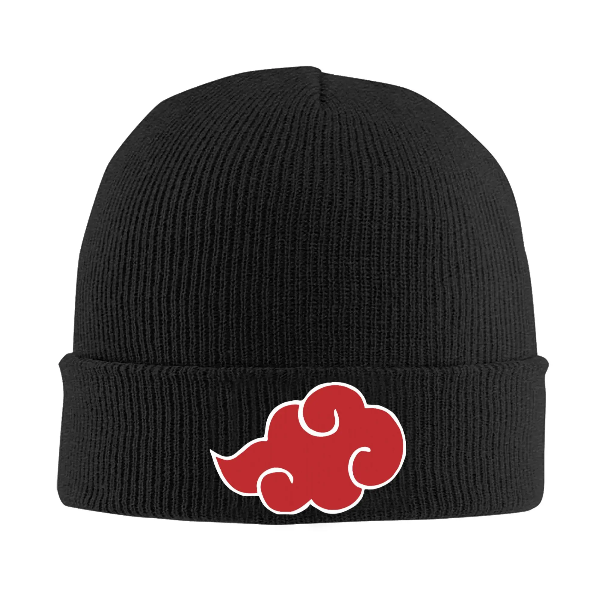 Narutos японские аниме Akatsuki Clouds вязаные шапки для женщин и мужчин шапочки