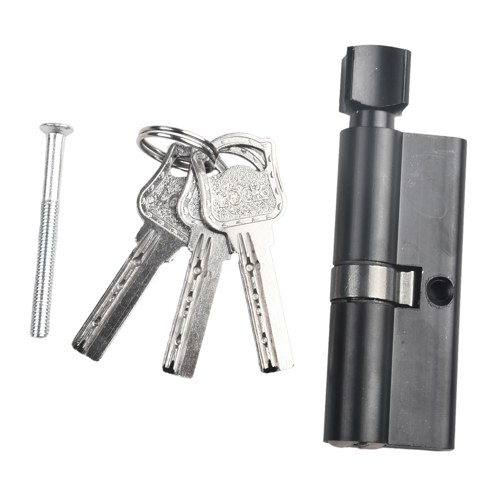 Размер 30-10-30 мм Цилиндр дверного замка домашней безопасности 1 крепежный винт в