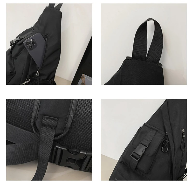 Lawaia Мужская модная деловая нагрудная сумка повседневная через плечо для