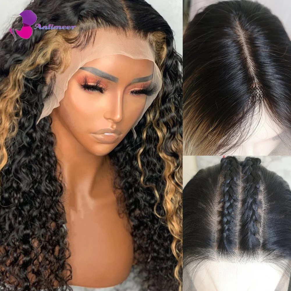 

Peruvian Fake Scalp Curly Wig Lace Front Wig 250 Density Lace Front Human Hair Wig Human Hair Fake Scalp Lace Front Silk Top Wig