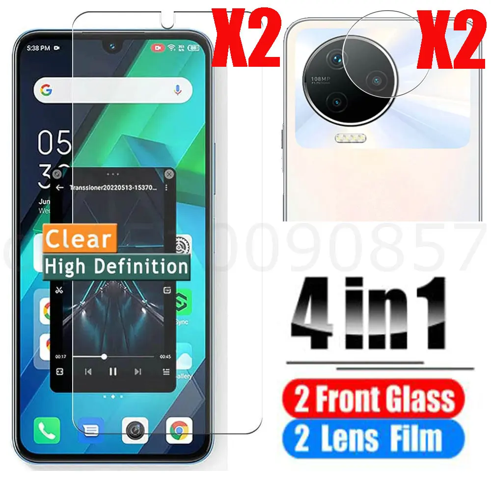 

Для Infinix Note 12 Pro 4G NFC закаленное стекло + защита для экрана камеры защитное покрытие для Infinix Note 12 Pro X676B 5G 2023