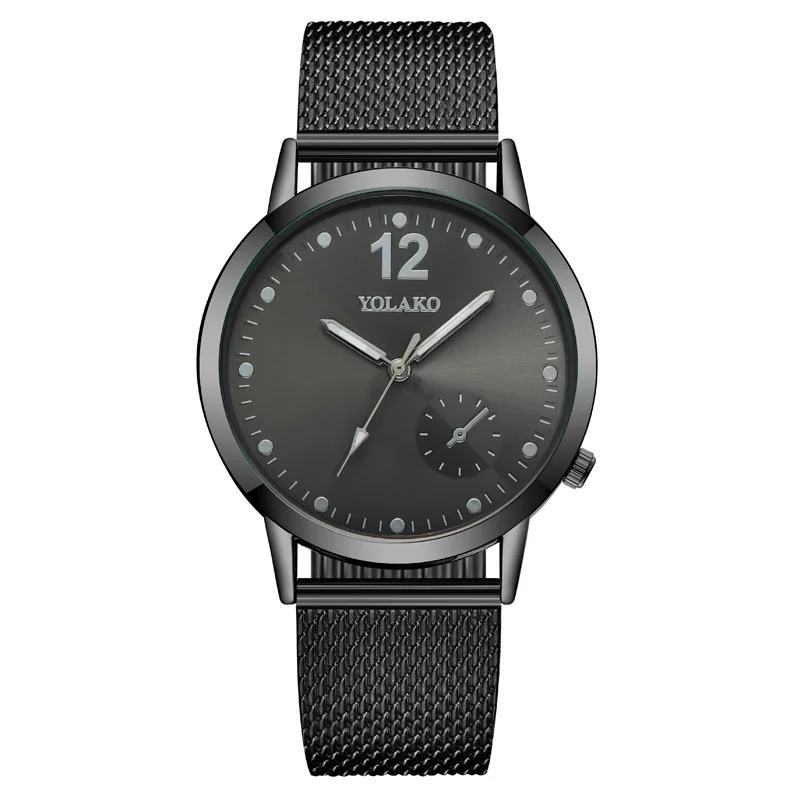 

Casual Black Silicone Wrist Watch For Women Business Digital Monocular Quartz Watch Relogio Masculino Wristwatches For Men Gift