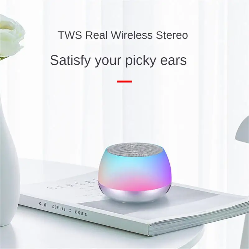 

Mini Wireless Bluetooth Compatible Speaker Portable 360 ° Surround Sound Speakers Outdoor/Home/KTV/Live/Broadcast Speakers