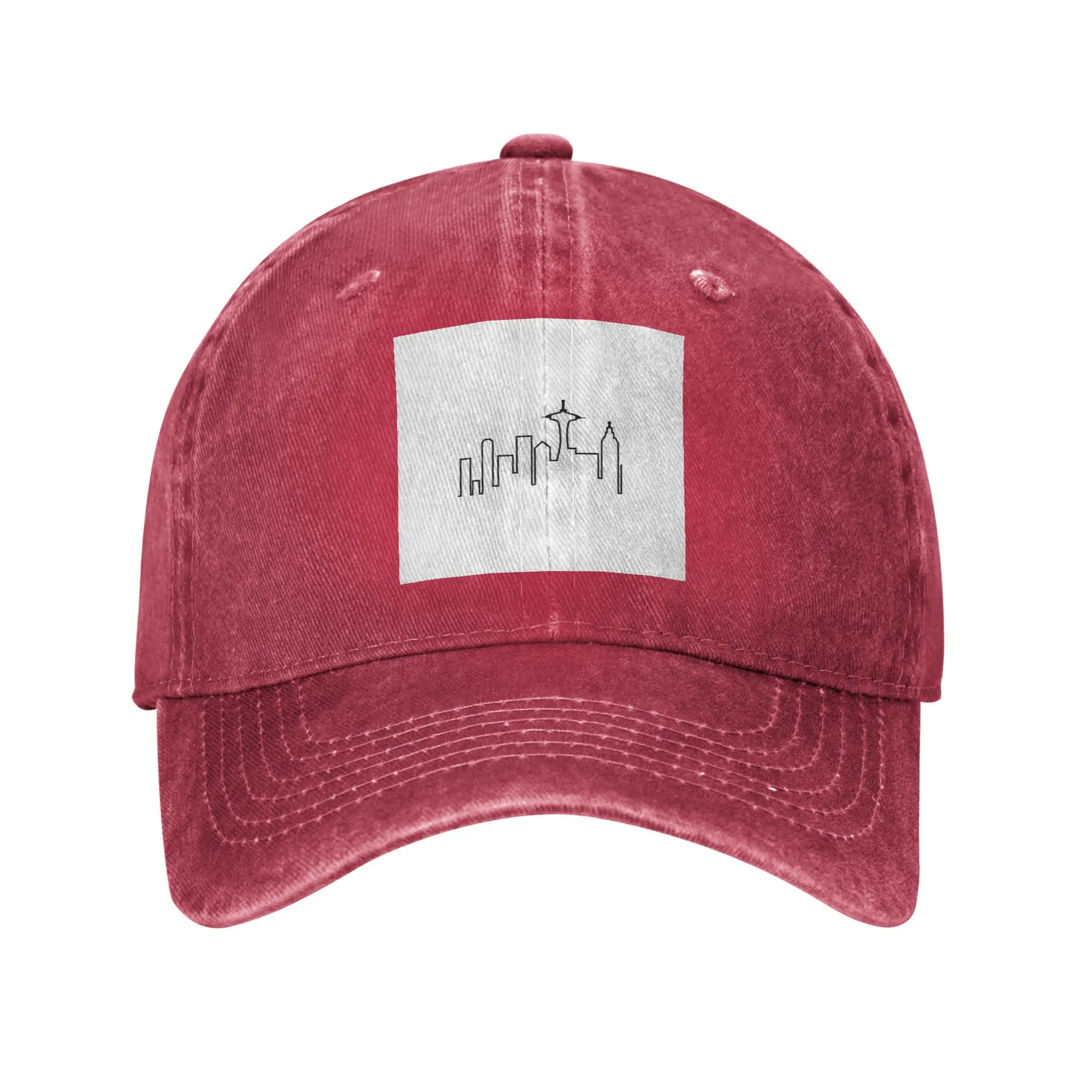Кепка Frasier - Seattle Silhouette из выстиранного денима, повседневные бейсбольные кепки, регулируемая шляпа, летние бейсбольные кепки унисекс (art.: 3920dc9719b87) - 3920dc9719b87