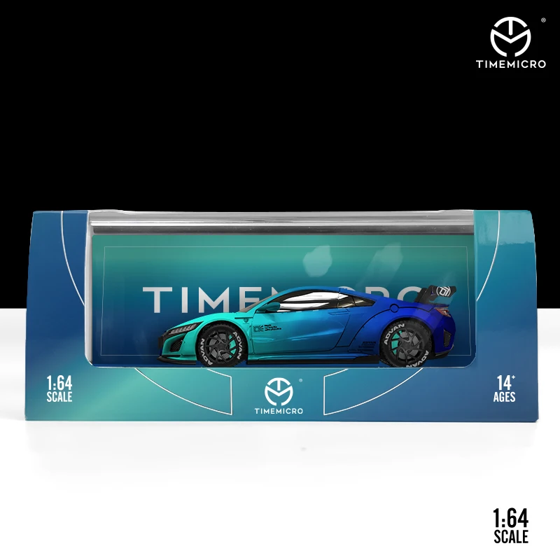 Время микро 1/64 Honda NSX градиентная литая модель автомобиля |