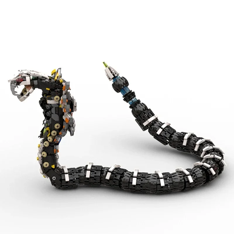 BuildMoc Horizon Slitherfang Монстр строительные блоки West Zero Dawn виперсная змея чудовище