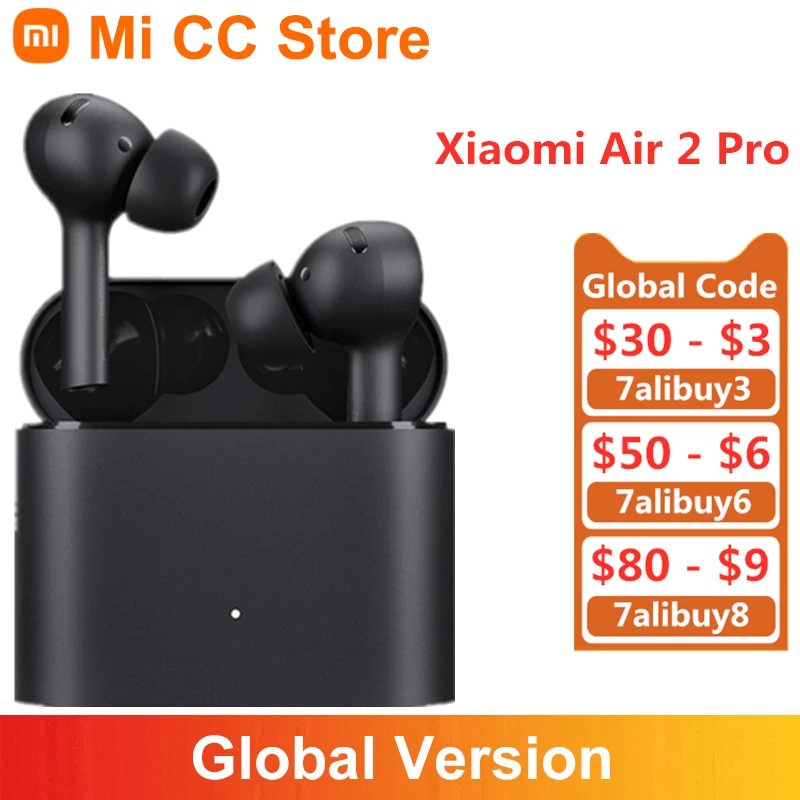

Global Version Xiaomi Air 2 Pro Wireless Earphone Environmental Noise Cancellation 3Mic TWS Mi True Earbuds Wireless Stereo