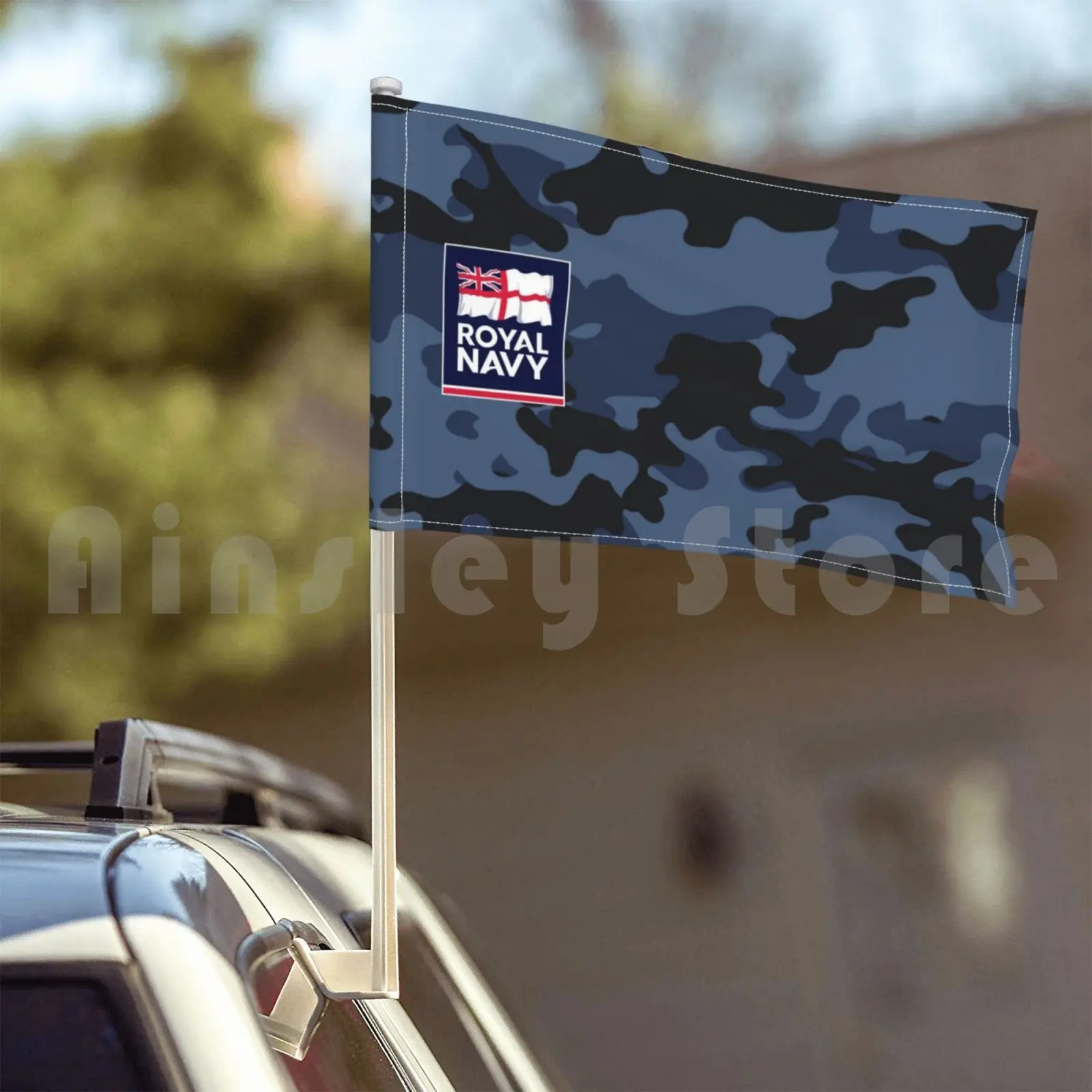 Британский Королевский Темно-синий оригинальный уличный Декор флаг