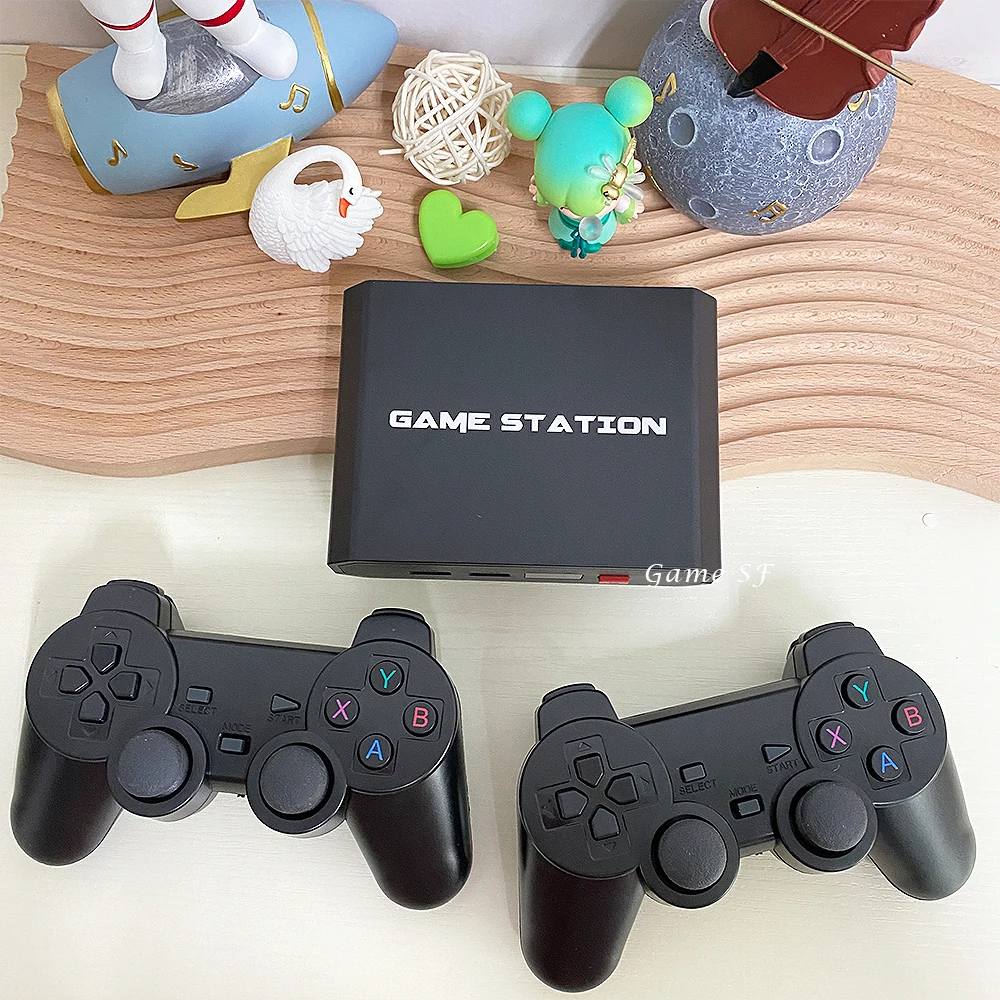 

M8 Plus HDMI ТВ игровая приставка Игровая консоль 10000 эмулятор 2,4G беспроводной контроллер для FC/GB/GBA/SFC/PS1 32GB/64GB