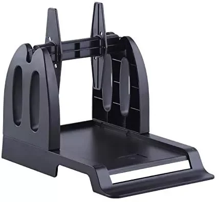 

NEW2023 External Roll Label Holder for Desktop Barocde Label Printer For Argox Datamax TSC Godex Zebra Printer (black)