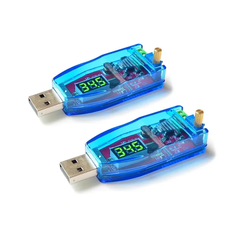

USB повышающий/понижающий модуль питания DC-DC 5В до 1-24В 3Вт
