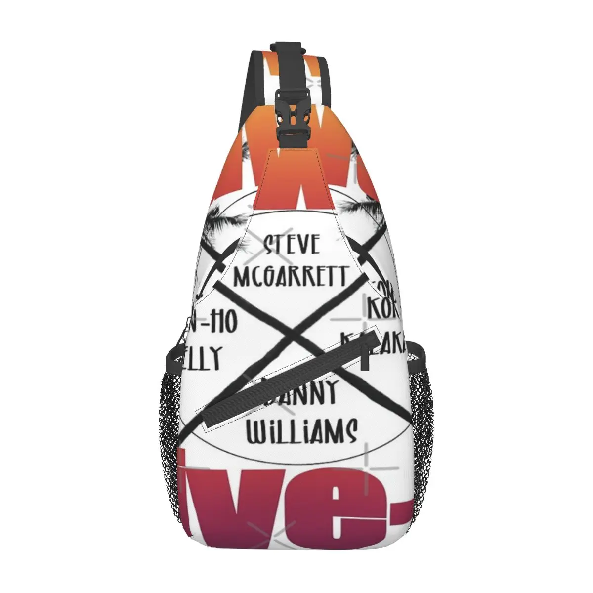 

Гавайская нагрудная сумка Five-0, модная, вместительная, для путешествий, хороший подарок, настраиваемый