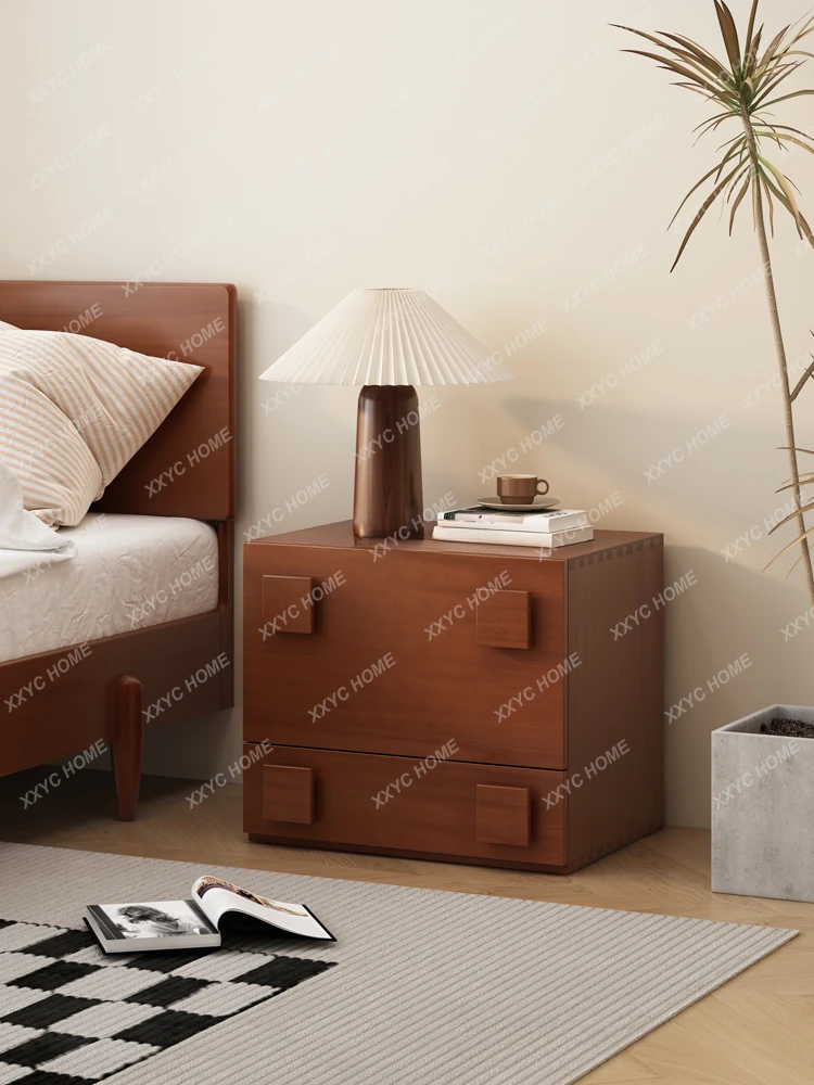 Комбинация карточных шкафов из цельного дерева в скандинавском стиле ретро