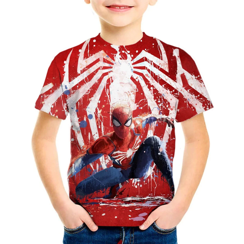 

3-14T Children's Summer Fashion Short Sleeve T-shirt for Boy and Girl
