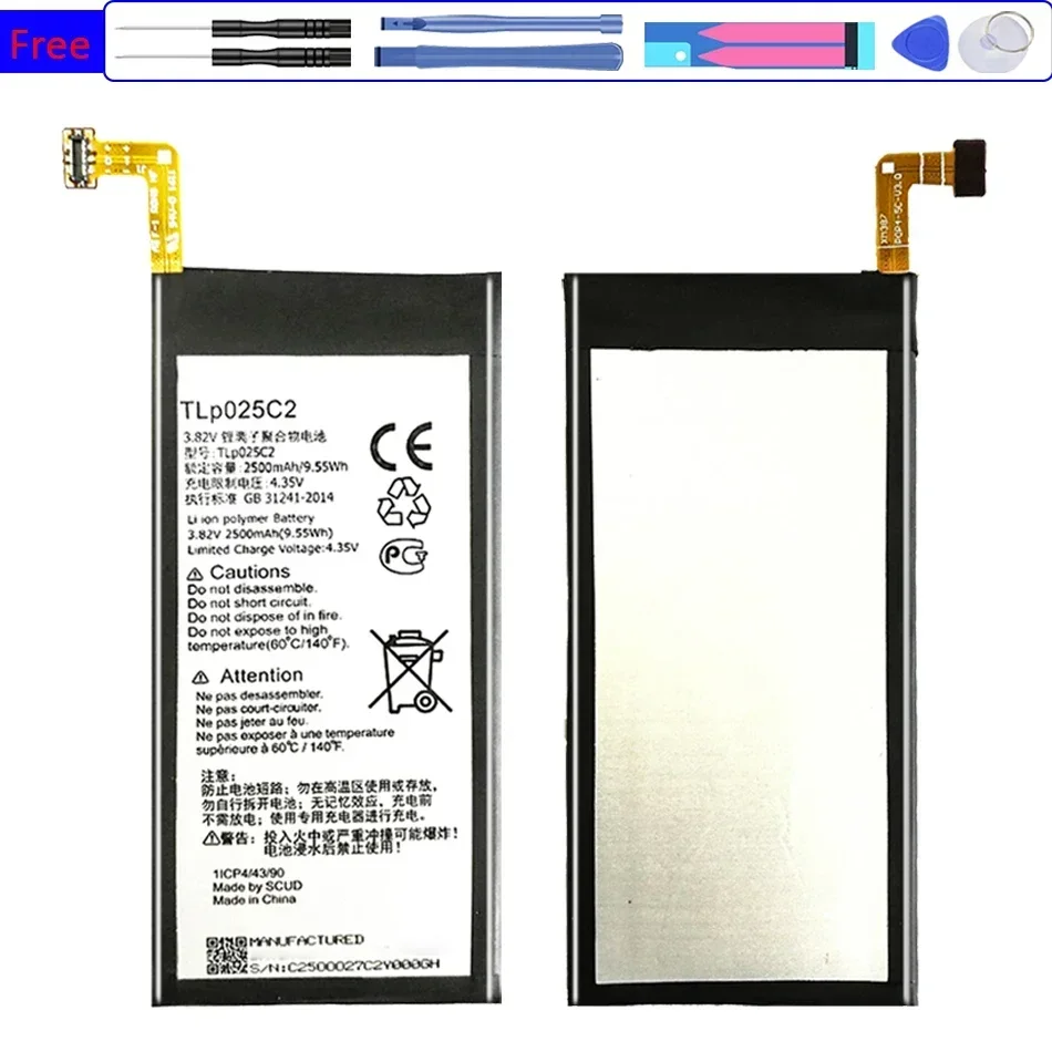 Аккумулятор TLP025C1 TLP025C2 2500 мАч для Alcatel One Touch POP 4 Plus 4+ OT-5056D 5056A 5056N 5056O 5056W мобильного
