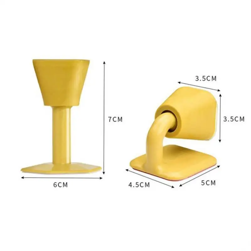 Дверные держатели креативный силиконовый бесшумный самоклеящийся дверной