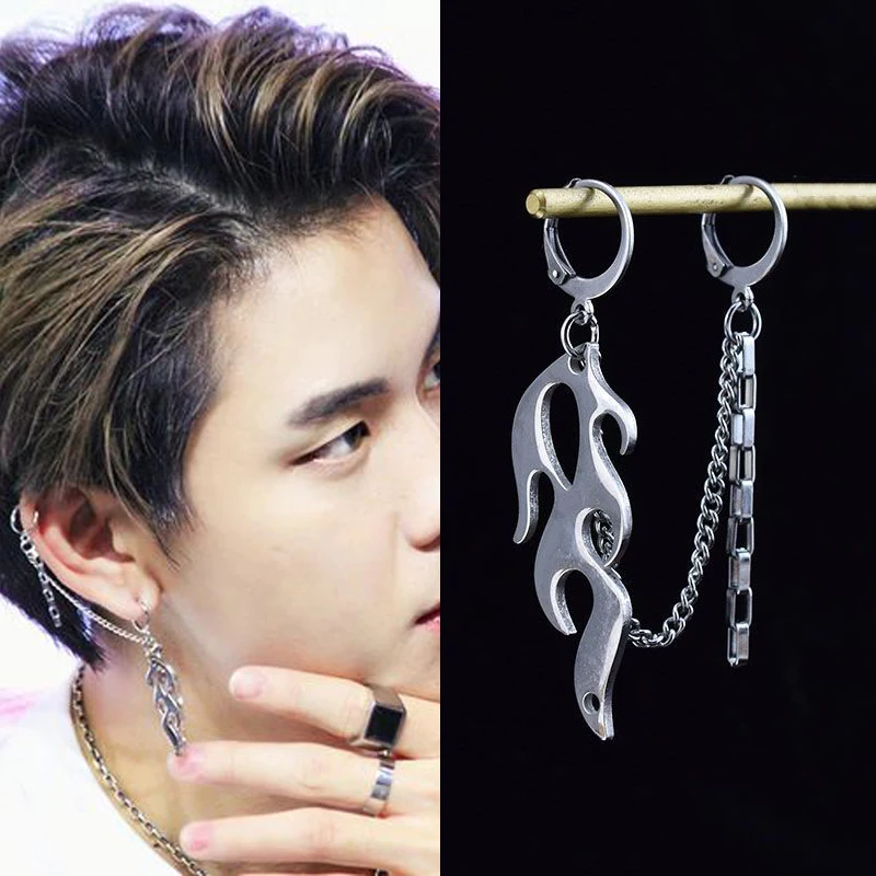 Личность Boun Noppanut Prem Warut серьги для косплея унисекс зажим ушей панк готическая