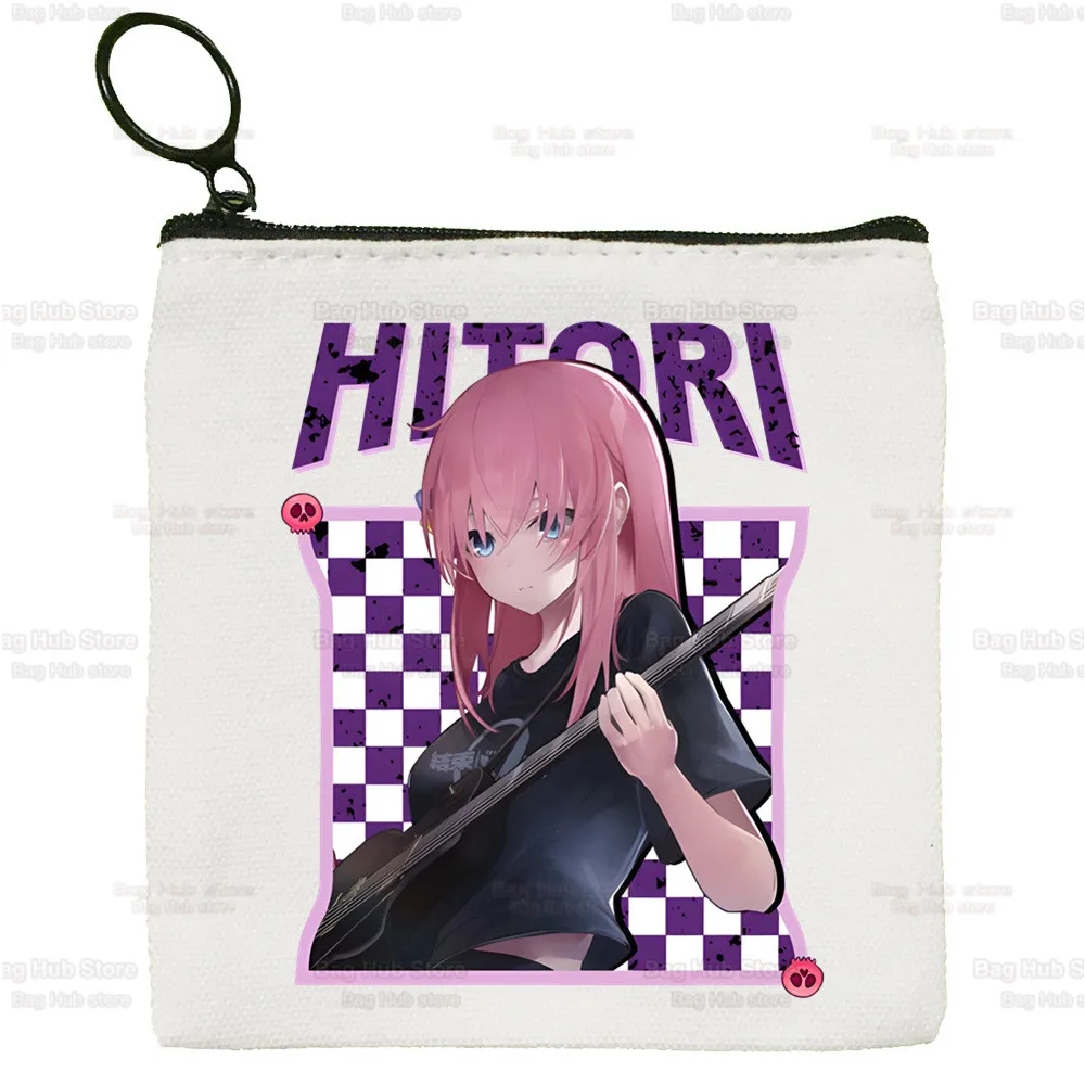 BOCCHI THE ROCK! Coin Purse Hitori Gotoh Ijichi Nijika Mini Wallet Change Pouch Bocchie The Rock Keys Card Storage Card Bag