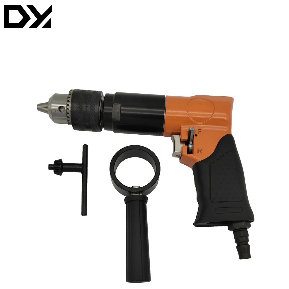 DA-YA High Quality 1/2 Reverse Pneumatic Drill Reversible Pistol Air Drills 750 RPM