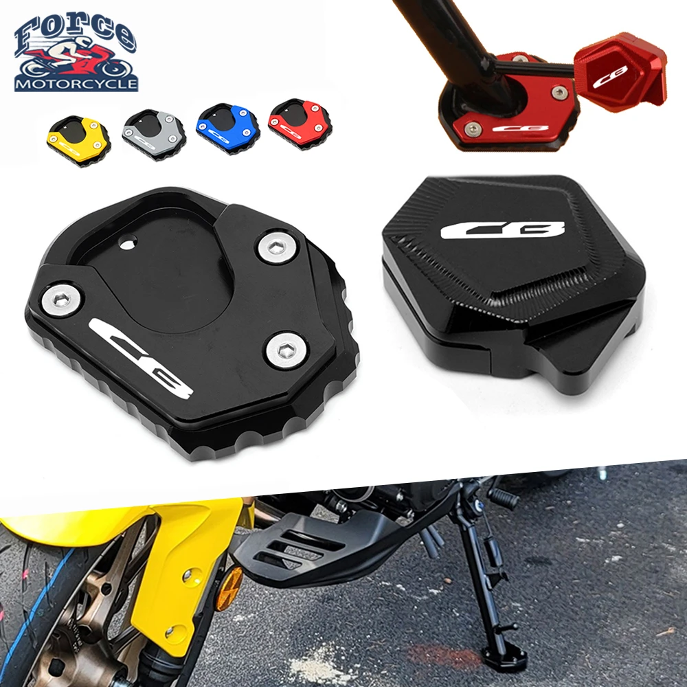 For Honda CB400 CB400X CB400F CB 400 400X 400F 1998-2022 Kickstand Enlarger Side Stand Enlarge Extender Pad Plate Accessories
