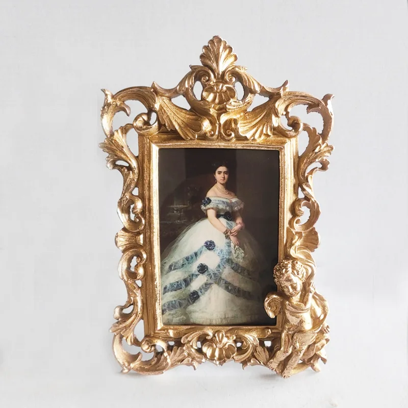 Фоторамка из смолы insWind рельефная резная креативная фоторамка в скандинавском