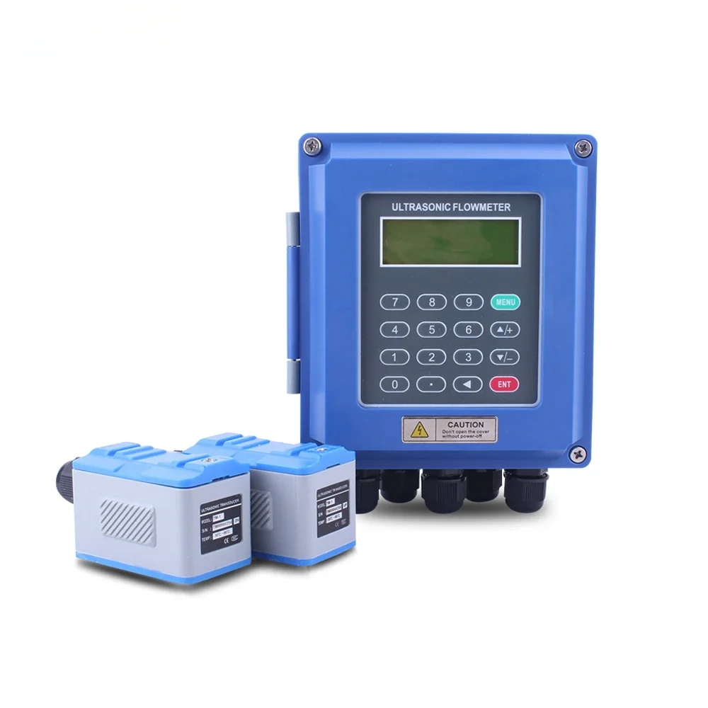 Ультразвуковой расходомер цифровой 220 В переменного тока/24 постоянного тока